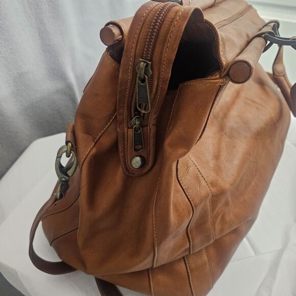 XL Leather Duffle Bag Travel Crossbody CDC Swag 2002 - Picture 3 of 11